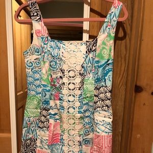 EUC Lilly Pulitzer Idi Patchwork Shift Dress